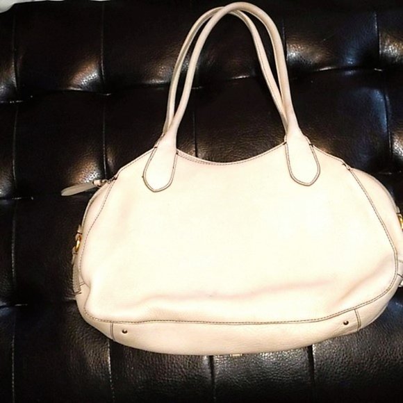 COLE HAAN | Leather Off White Cream Shoulder Bag - Picture 2 of 10